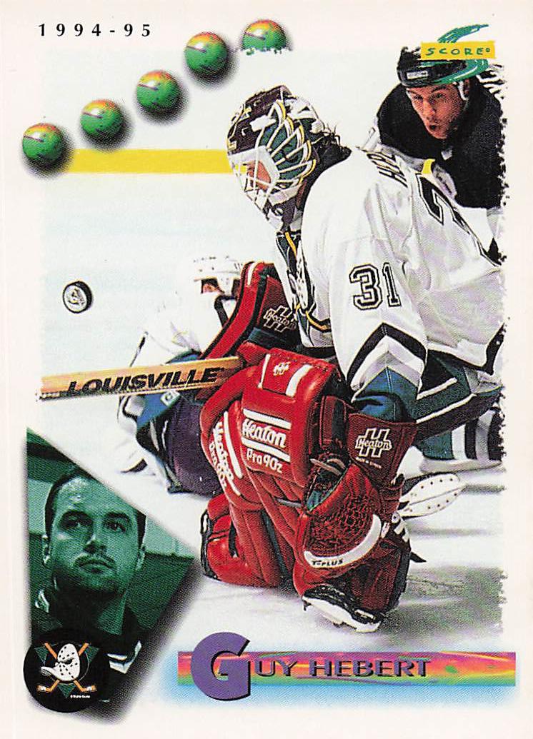 1994-95 Score Hockey Guy Hebert #42