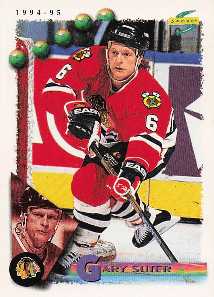 1994-95 Score Hockey Gary Suter #44