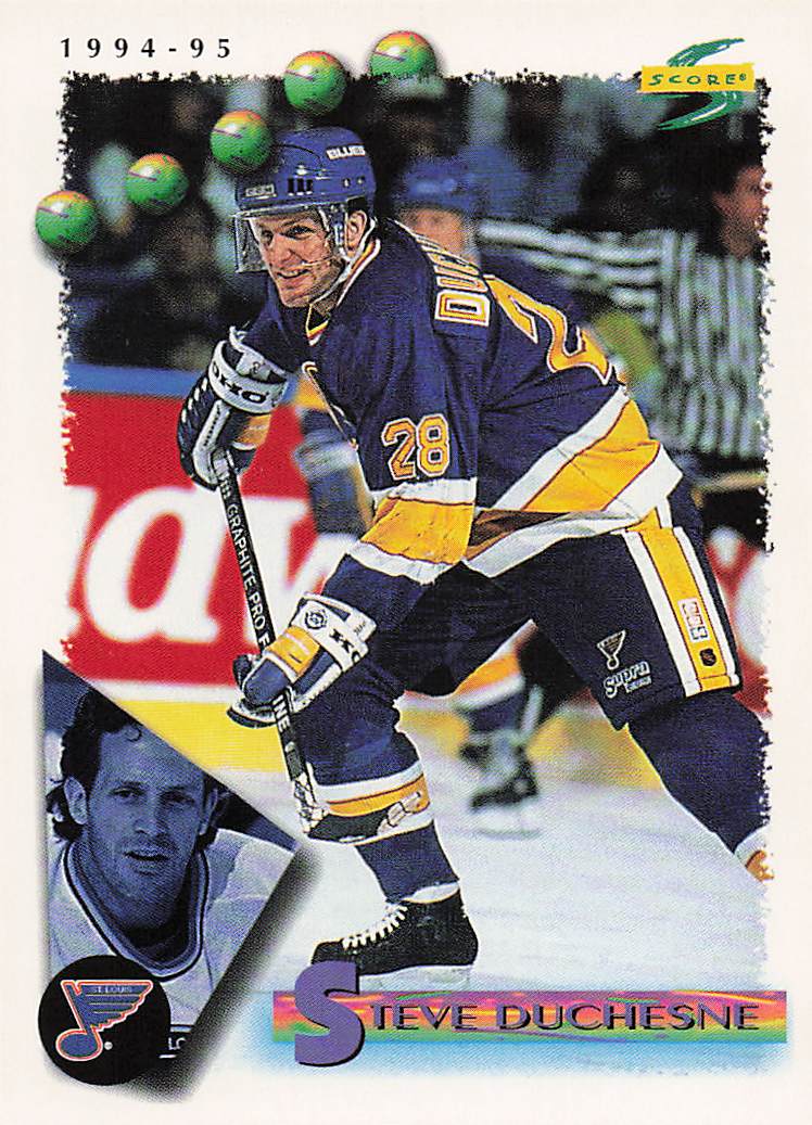 1994-95 Score Hockey Steve Duchesne #52