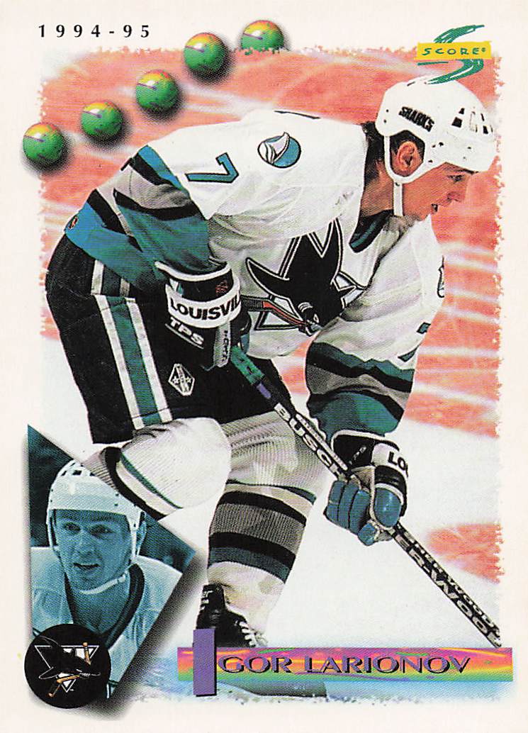 1994-95 Score Hockey Igor Larionov #61