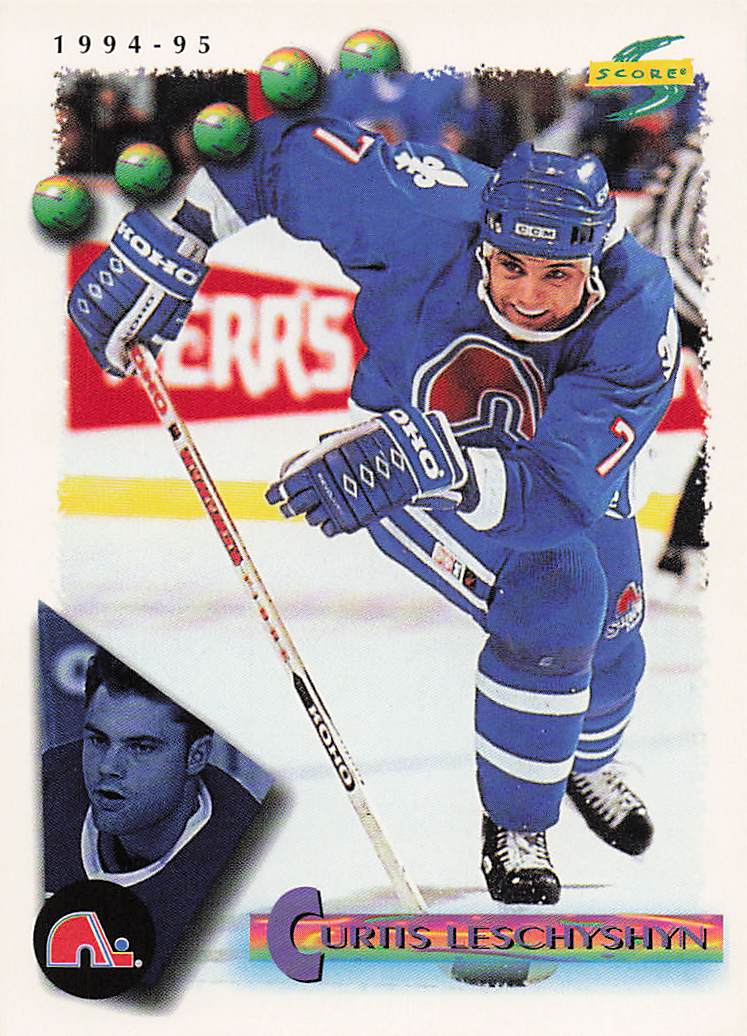 1994-95 Score Hockey Curtis Leschyshyn #64