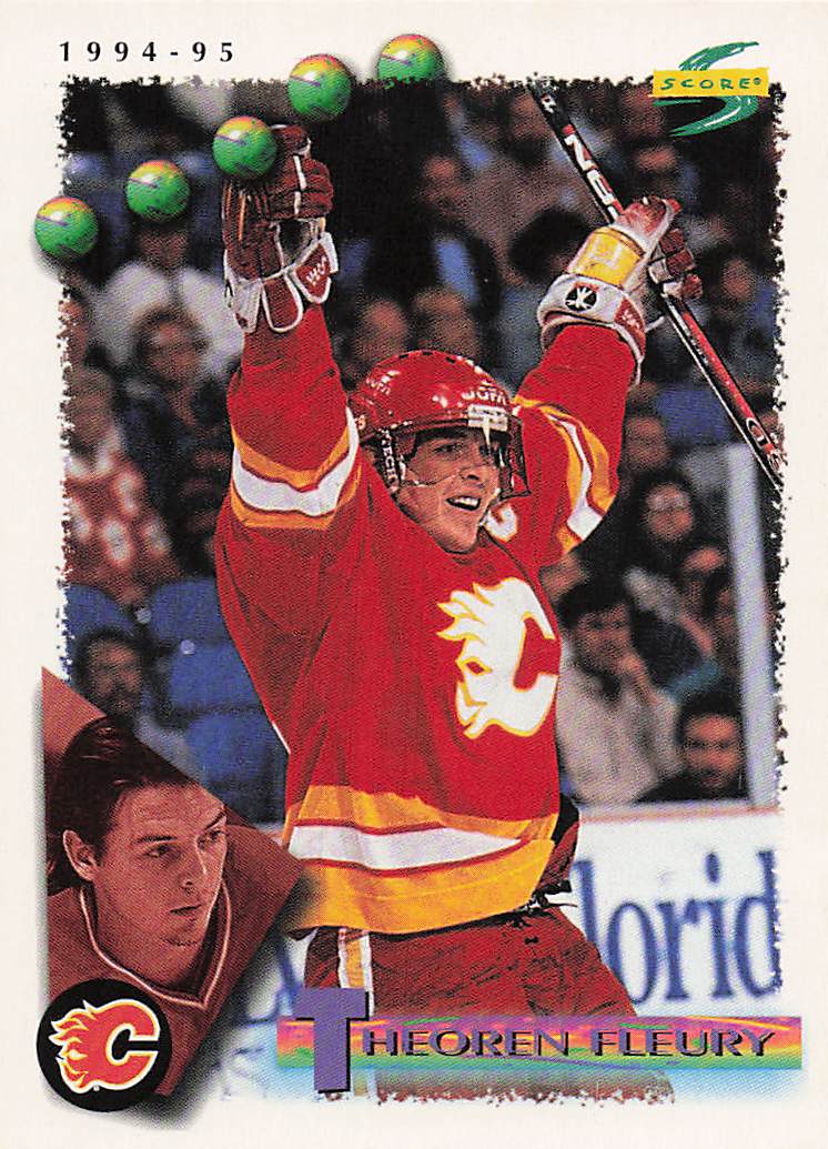 1994-95 Score Hockey Theoren Fleury #69