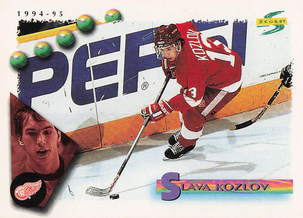 1994-95 Score Hockey Slava Kozlov #70