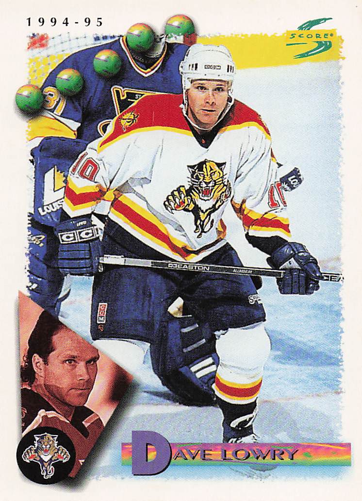 1994-95 Score Hockey Dave Lowry #81