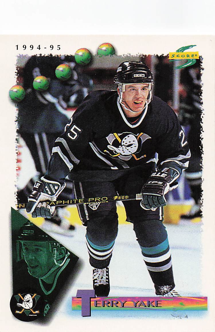 1994-95 Score Hockey Terry Yake #93