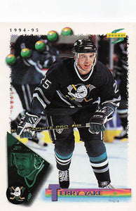 1994-95 Score Hockey Terry Yake #93