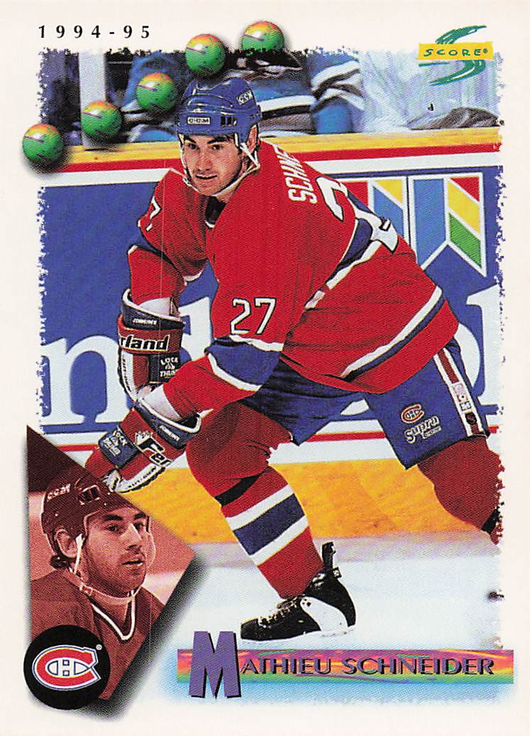 1994-95 Score Hockey Mathieu Schneider #103