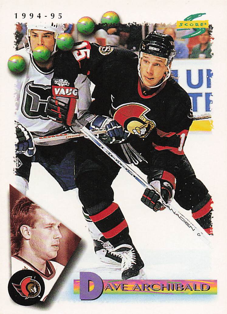 1994-95 Score Hockey Dave Archibald #133