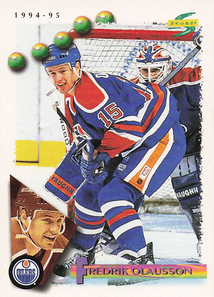 1994-95 Score Hockey Fredrik Olausson #147