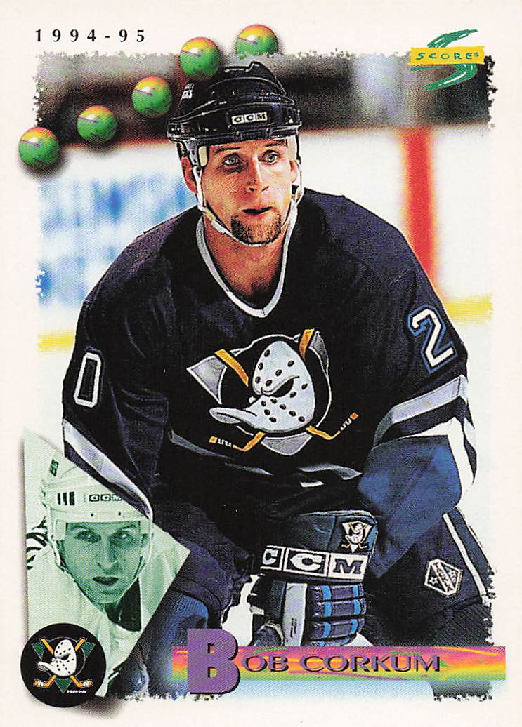 1994-95 Score Hockey Bob Corkum #158