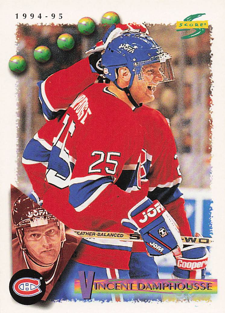 1994-95 Score Hockey Vincent Damphousse #165