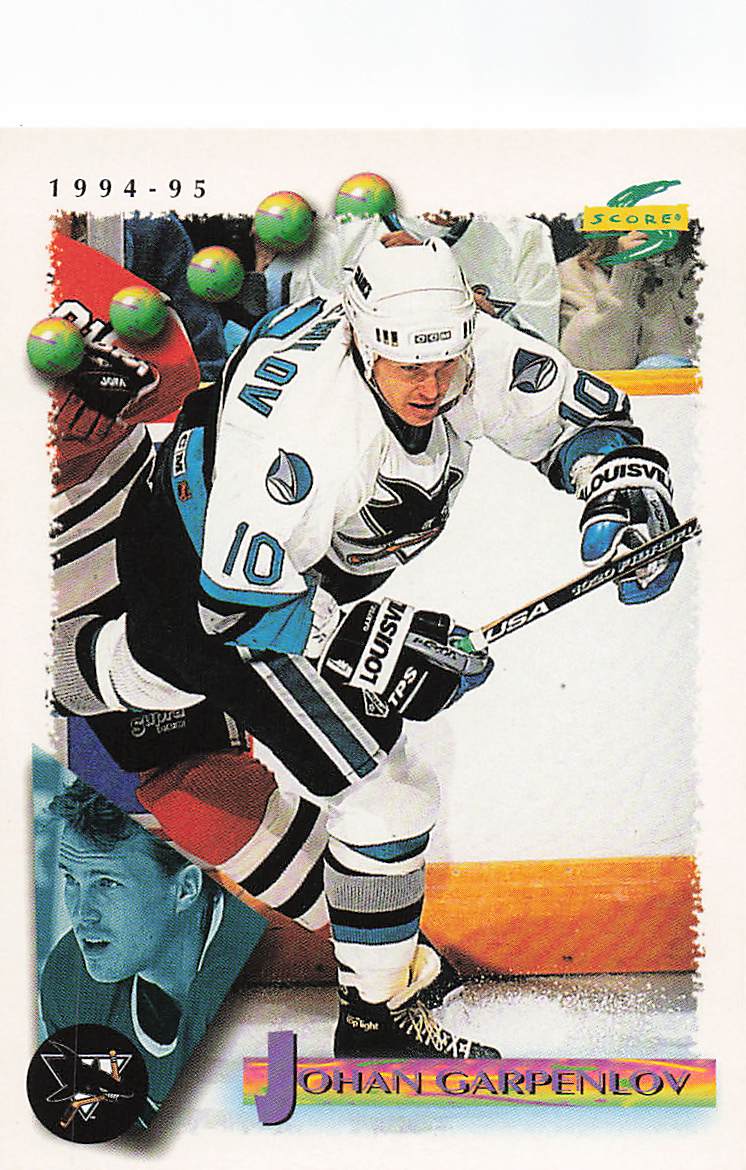 1994-95 Score Hockey Johan Garpenlov #176