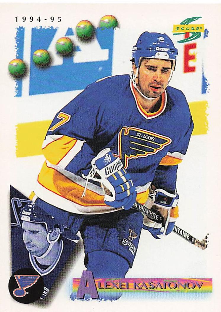 1994-95 Score Hockey Alexei Kasatonov #183