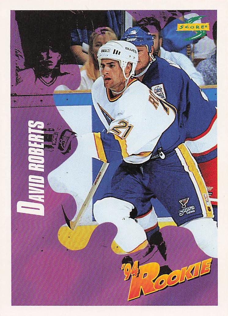 1994-95 Score Hockey David Roberts #222