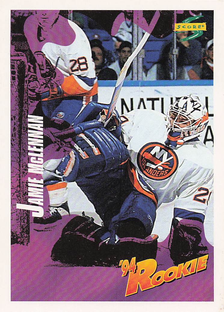 1994-95 Score Hockey Jamie McLennan #224
