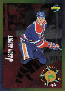 1994-95 Score Hockey Gold Line Punched Jason Arnott #254