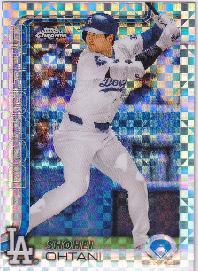 2025 Topps Chrome Baseball X-Fractors Shohei Ohtani #1