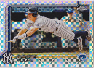 2025 Topps Chrome Baseball X-Fractors Anthony Volpe #162