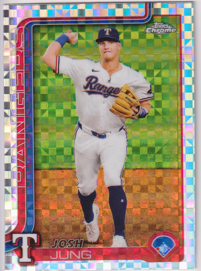 2025 Topps Chrome Baseball X-Fractors Josh Jung #220