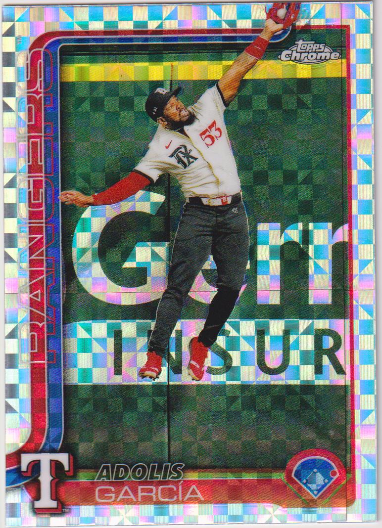 2025 Topps Chrome Baseball X-Fractors Adolis García #293