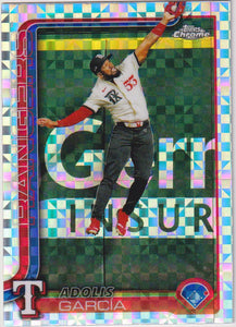 2025 Topps Chrome Baseball X-Fractors Adolis García #293