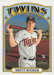 2021 Topps Heritage Baseball  Brent Rooker #511 RC