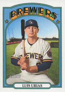 2021 Topps Heritage Baseball  Luis Urias #512