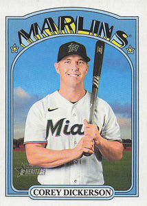 2021 Topps Heritage Baseball  Corey Dickerson #513