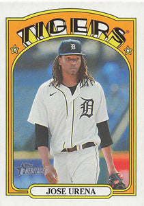 2021 Topps Heritage Baseball  Jose Urena #514