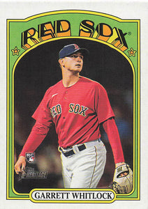 2021 Topps Heritage Baseball  Garrett Whitlock #518 RC