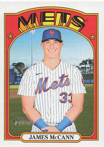 2021 Topps Heritage Baseball  James McCann #524