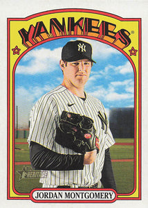 2021 Topps Heritage Baseball  Jordan Montgomery #527