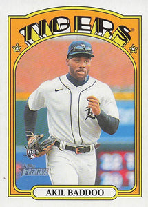 2021 Topps Heritage Baseball  Akil Baddoo #540 RC