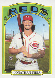 2021 Topps Heritage Baseball  Jonathan India #541 RC