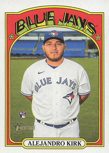 2021 Topps Heritage Baseball  Alejandro Kirk #544 RC