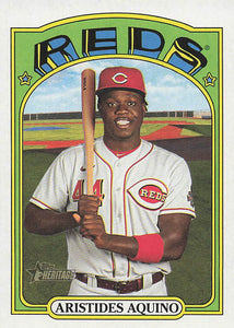 2021 Topps Heritage Baseball  Aristides Aquino #547