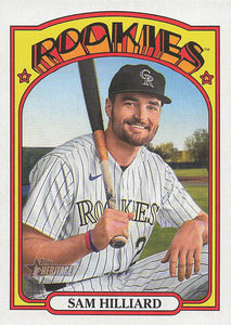 2021 Topps Heritage Baseball  Sam Hilliard #548