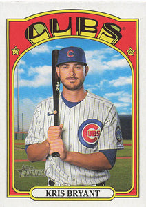 2021 Topps Heritage Baseball  Kris Bryant #550