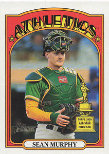 2021 Topps Heritage Baseball  Sean Murphy #551