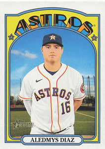 2021 Topps Heritage Baseball  Aledmys Diaz #553