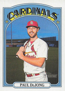 2021 Topps Heritage Baseball  Paul DeJong #554