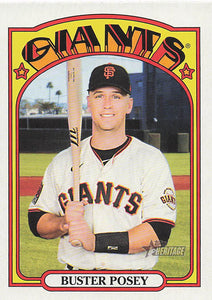 2021 Topps Heritage Baseball  Buster Posey #556
