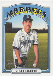 2021 Topps Heritage Baseball  Yusei Kikuchi #557