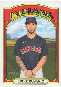 2021 Topps Heritage Baseball  Eddie Rosario #562