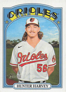 2021 Topps Heritage Baseball  Hunter Harvey #564