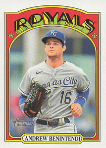 2021 Topps Heritage Baseball  Andrew Benintendi #572