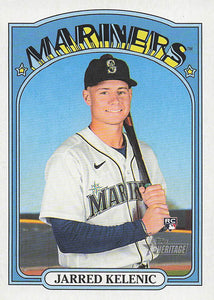 2021 Topps Heritage Baseball  Jarred Kelenic #584 RC