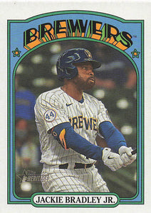 2021 Topps Heritage Baseball  Jackie Bradley Jr. #586