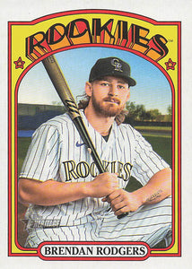 2021 Topps Heritage Baseball  Brendan Rodgers #593