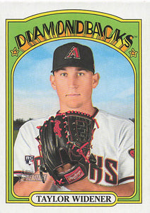 2021 Topps Heritage Baseball  Taylor Widener #596 RC